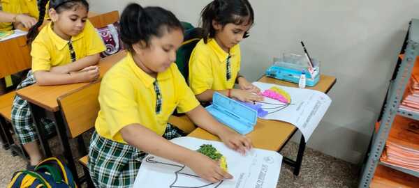 Paper collage competition Grade 1 and 2, 2025