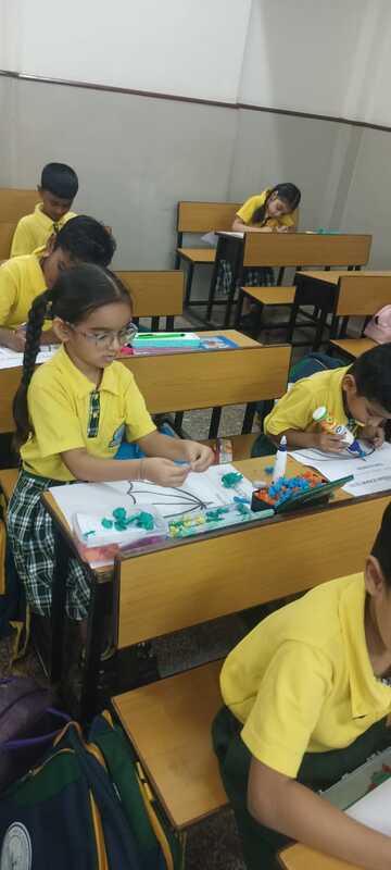 Paper collage competition Grade 1 and 2, 2025