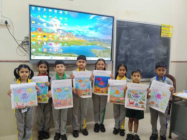Grade 1 and 2 Colouring competition