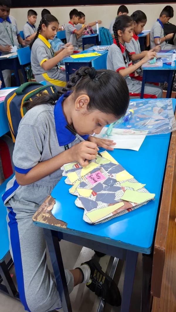 Grade 3,4 and 5 Eco friendly Birthday Card making competition